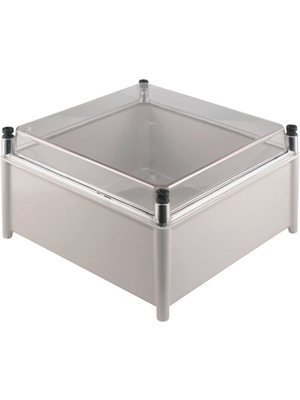 Weidmller - TBF 19/15/14 TRSP - Plastic enclosure platinum grey / transparent Glass-fibre-reinforced Polyester IP 66 N/A TBF, TBF 19/15/14 TRSP, Weidmller