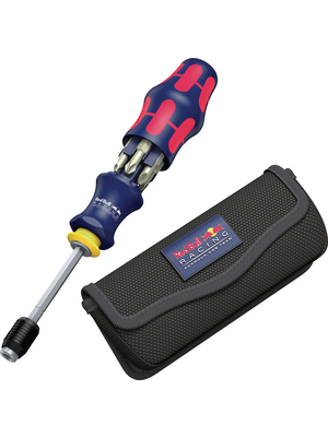 Wera - Kraftform Kompakt 20 Stainless RBR - Kraftform Kompakt Bit set Red Bull Racing, 6 p., 6 p., Kraftform Kompakt 20 Stainless RBR, Wera