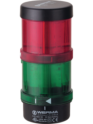 Werma - 64924004 - Stacking beacon KombiSIGN 71, green / red, 24 VAC/DC, 64924004, Werma