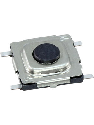 Wrth Elektronik - 431181015816 - Tact Switch with ground terminal SMT 12 VDC 50 mA black, 431181015816, Wrth Elektronik