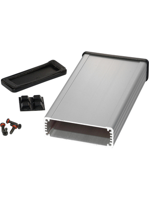 Hammond - 1457J1601 - Metal enclosure, clear, 84 x 160 x 28.5 mm, Aluminium, 1457J1601, Hammond