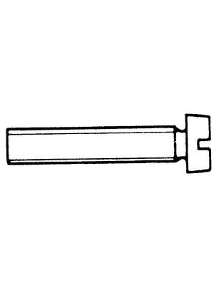 Bossard - 84A20105 - Cylindrical screw, slotted M1 5 mm, 84A20105, Bossard