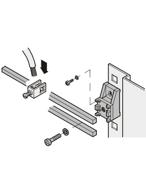 Pentair Schroff - 20118-265 - Earthing rail, 20118-265, Pentair Schroff