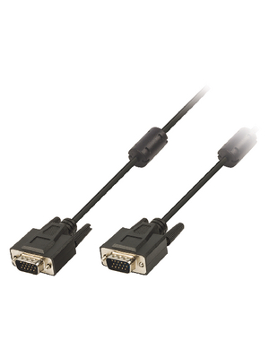 Valueline - VLCP59000B20 - Monitor cable 2.00 m black, VLCP59000B20, Valueline