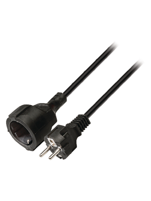 Valueline - VLEP10200B20 - Power Cable Type F (CEE 7/4) Type F (CEE 7/3) 2.00 m, VLEP10200B20, Valueline