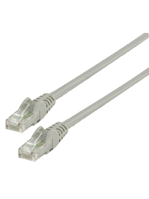 Valueline - VLCP85200E1.00 - Patch cable CAT6 UTP 1.00 m grey, VLCP85200E1.00, Valueline
