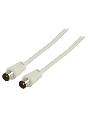 Valueline - VLSP40200W10 - Coax Cable 90 dB 1.00 m Coax Male / Coax Male, VLSP40200W10, Valueline
