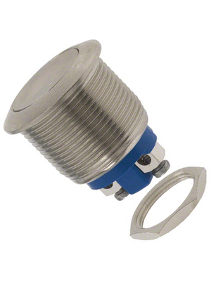 Apem - AV091003C900 - Push-button Switch, vandal proof 19.2 mm 48 VDC 2 A 1 make contact (NO), AV091003C900, Apem