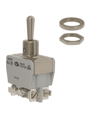 Apem - 647H - Industrial toggle switch (on)-off-(on) 2P, 647H, Apem
