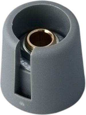 OKW - A3016638 - Control knob with recess grey 16 mm, A3016638, OKW
