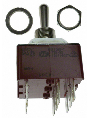 Apem - 659H - Industrial toggle switch on-off-on 3P, 659H, Apem