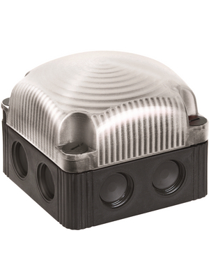 Werma - 853 410 54 - LED Beacon, Double Flash, clear, 12 VDC, 853 410 54, Werma