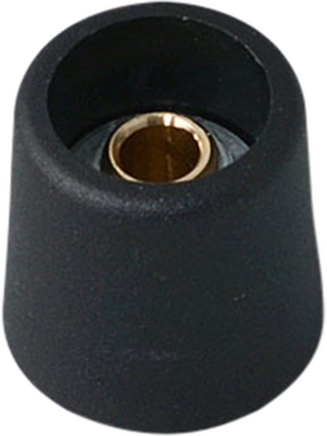 OKW - A3116049 - Control knob without recess black 16 mm, A3116049, OKW