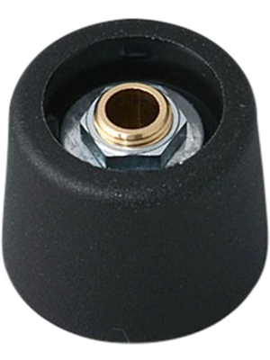 OKW - A3120639 - Control knob without recess black 20 mm, A3120639, OKW
