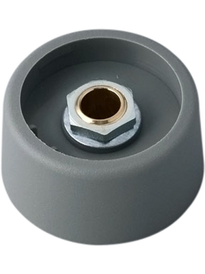 OKW - A3131068 - Control knob without recess grey 31 mm, A3131068, OKW