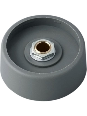 OKW - A3140068 - Control knob without recess grey 40 mm, A3140068, OKW