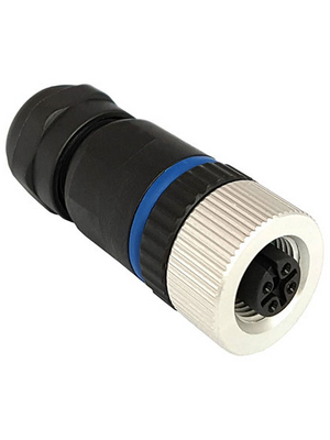 Bulgin - PXPPAM12FBF05ASTPG9 - Cable socket M12 Poles 5, PXPPAM12FBF05ASTPG9, Bulgin