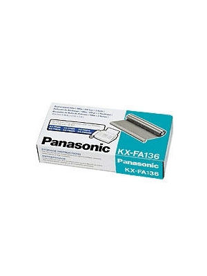Panasonic - KX-FA136X - TTR-Tape 330 black Fax KX-F1820 2 pcs, KX-FA136X, Panasonic