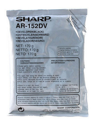 Sharp DAT - AR-152DV - Developer black AR-151/AR-F152 25'000 pages, AR-152DV, Sharp DAT