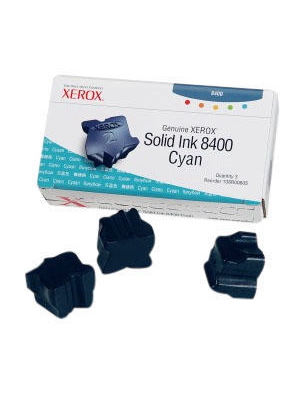 Xerox - 108R00605 - Color Stix cyan Phaser 8400 3 pcs, 108R00605, Xerox