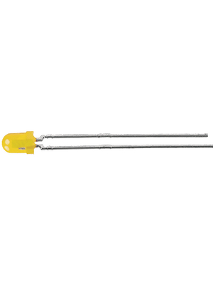 Vishay Telefunken - TLHY 4600 - LED 3 mm (T1) yellow, TLHY 4600, Vishay Telefunken
