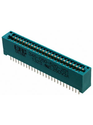 Edac - 345-050-520-201 - Card edge connector 50P, 345-050-520-201, Edac