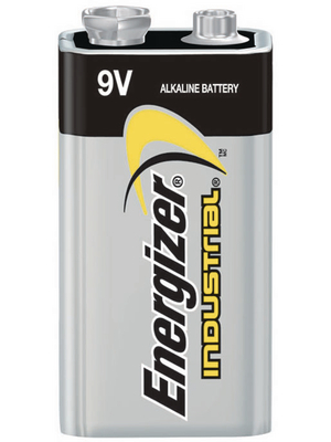 Energizer - INDUSTRIAL 9V - Primary battery 9 V 6LR61/9V Pack of 12 pieces, INDUSTRIAL 9V, Energizer