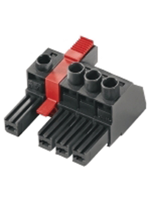 Weidm��ller - BVZ 7.62IT/04/180MF4 SN BK BX - Socket Spring Clamp Terminals 4P, BVZ 7.62IT/04/180MF4 SN BK BX, Weidm��ller