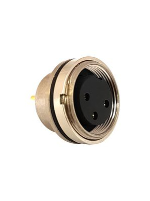 Bulgin - PXMBNI16RPF03ASC - Cable socket M16 Poles 3, PXMBNI16RPF03ASC, Bulgin