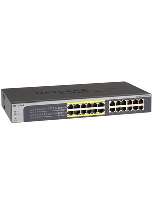 Netgear - JGS524PE-100EUS - ProSAFE Plus Switch 24x 10/100/1000 (12x PoE) Desktop / 19", JGS524PE-100EUS, Netgear