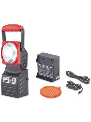 Acculux - SL 6 LED SET - Rechargeable workplace torch IP 54, SL 6 LED SET, Acculux