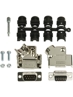 MH Connectors - MHD45PK9-DB9P-K - D-Sub plug kit 9P, MHD45PK9-DB9P-K, MH Connectors