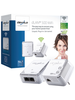 Devolo - 9088 - dLAN 500 WIFI starter kit, 9088, Devolo