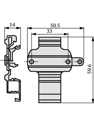 Siemens - 7NG30928KA - DIN rail adapter, 7NG30928KA, Siemens