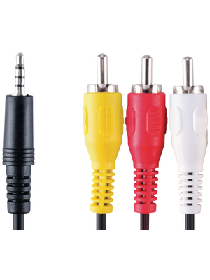 Bandridge - VVL4202 - Stereo video cable 2.00 m black, VVL4202, Bandridge