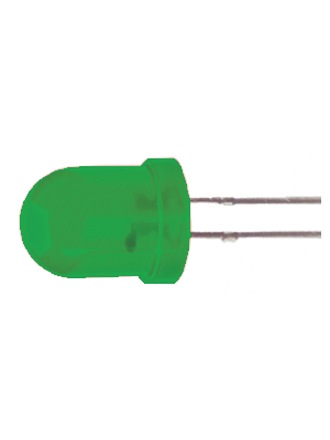 Kingbright - L-796BGD - Flashing LEDs green 8 mm (T21/2), L-796BGD, Kingbright
