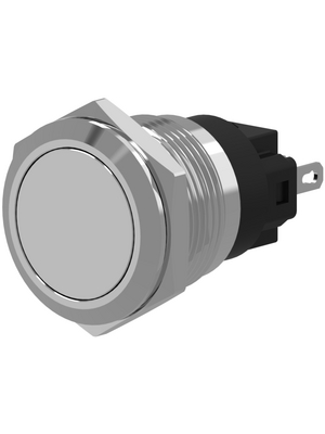 EAO - 82-5153.1000 - Push-button Switch, vandal proof stainless steel 19 mm 240 VAC 3 A 1 change-over (CO), 82-5153.1000, EAO