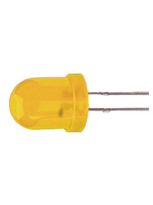 Kingbright - L-796BYD - Flashing LEDs yellow 8 mm (T21/2), L-796BYD, Kingbright