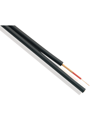 Profigold - PGC3226 - Audio cable on reel 50.0 m black/white, PGC3226, Profigold