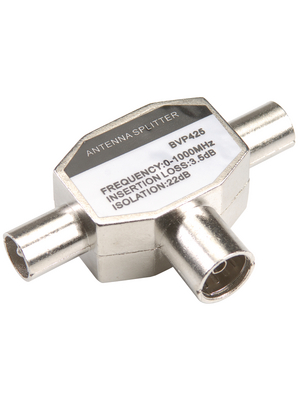 Bandridge - BVP425 - Splitter 2x Coax Male/ Coax Female, BVP425, Bandridge