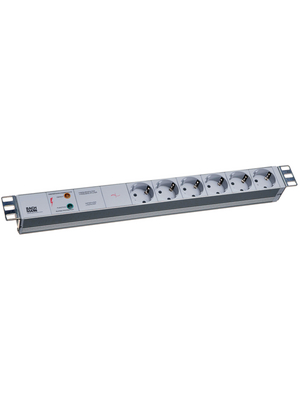 Bachmann - 333.402 - Outlet strip, 6xF (CEE 7/3), 2 m, F (CEE 7/4), 333.402, Bachmann