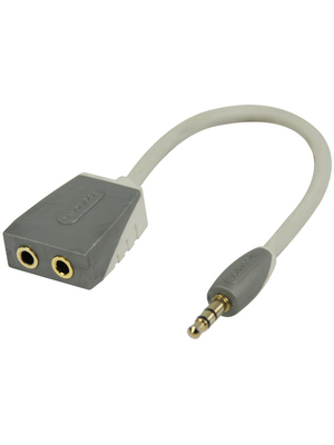Bandridge - BBM22100W02 - Stereo headphones splitter 3.5 mm jack  2 x 3.5 mm jacks m - f, BBM22100W02, Bandridge