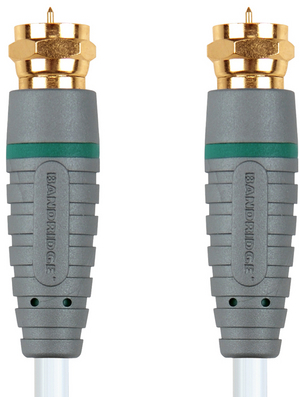 Bandridge - BVL9101 - Antenna cable, Coax 1.00 m F-Plug / F-Plug, BVL9101, Bandridge