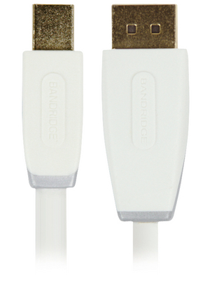 Bandridge - BBM37400W20 - Mini DisplayPort adapter cable 2.00 m white, BBM37400W20, Bandridge