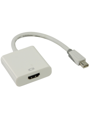 Bandridge - BBM37650W02 - Mini DisplayPort  HDMI adapter Mini DisplayPort connector  HDMI port m - f, BBM37650W02, Bandridge