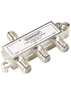 Bandridge - BVP343 - 3-way aerial splitter 5...900 MHz, BVP343, Bandridge