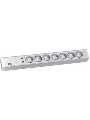 Bachmann - 333.004 - Outlet strip, Surge Protection, 7xF (CEE 7/3), 2 m, F (CEE 7/4), 333.004, Bachmann