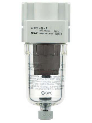 SMC - AFD20-F01-A - Mist separator 0.05...1.0 MPa 120 l/min, AFD20-F01-A, SMC