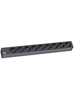 Bachmann - 333.506 - Outlet strip, 9xF (CEE 7/3), 2 m, F (CEE 7/4), 333.506, Bachmann