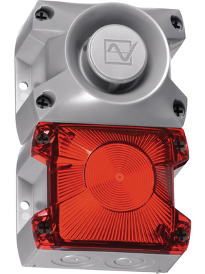 Pfannenberg - PA X 1-05 24 DC RO 7035 - Flashing sounder red, PA X 1-05 24 DC RO 7035, Pfannenberg